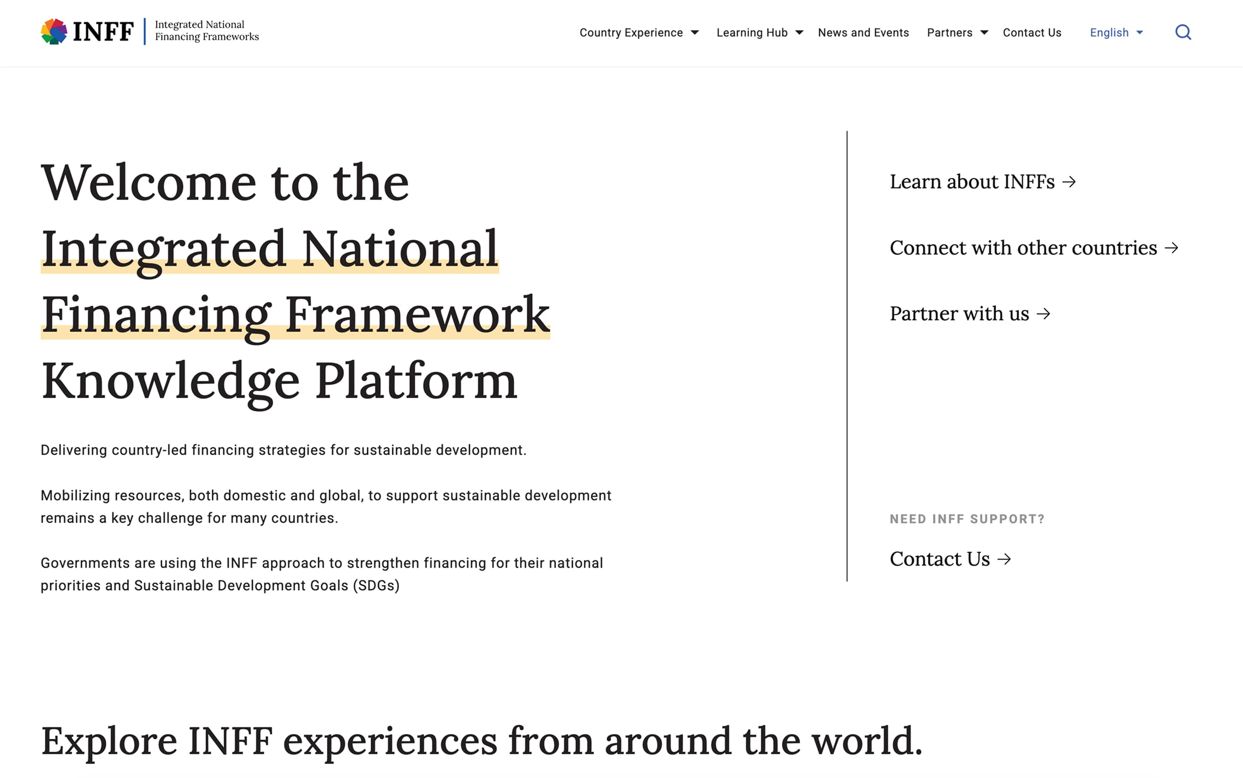 INFF featured mockup